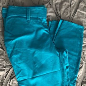 Turquoise dress pants